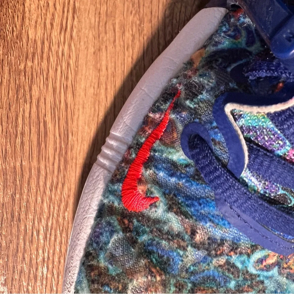 Nike KD 14 Psychedelic Men’s Basketball Shoes Deep Royal Blue/Pale Coral/Coconut - Picture 16 of 16